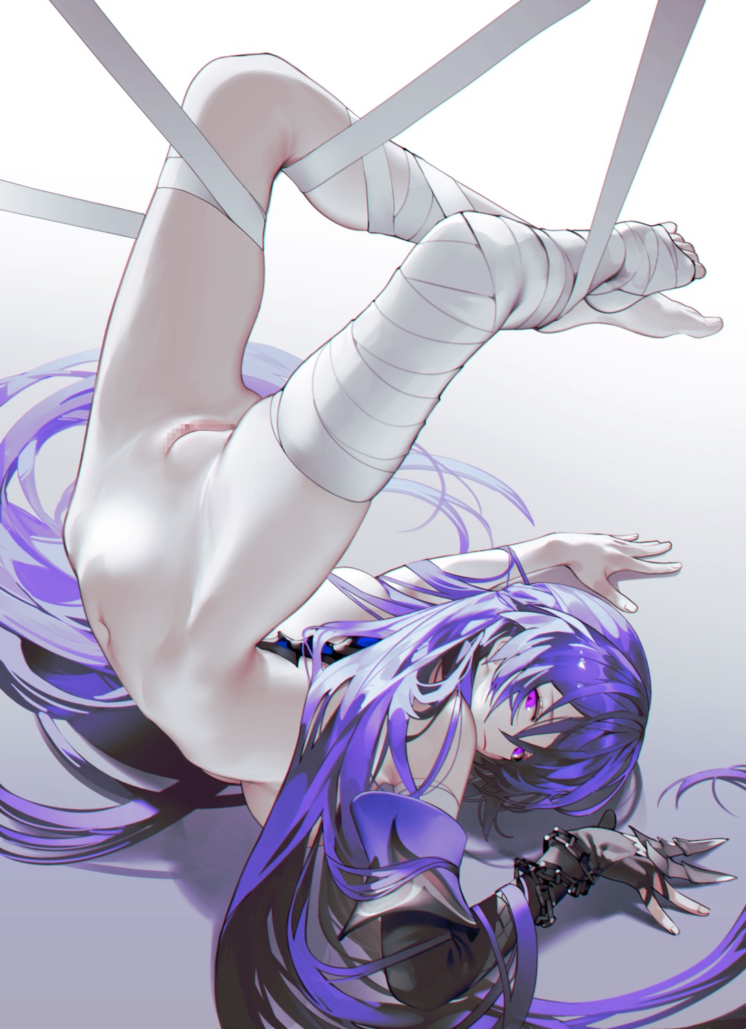 acheron bandages bondage censored honkai:_star_rail iumu naked pussy