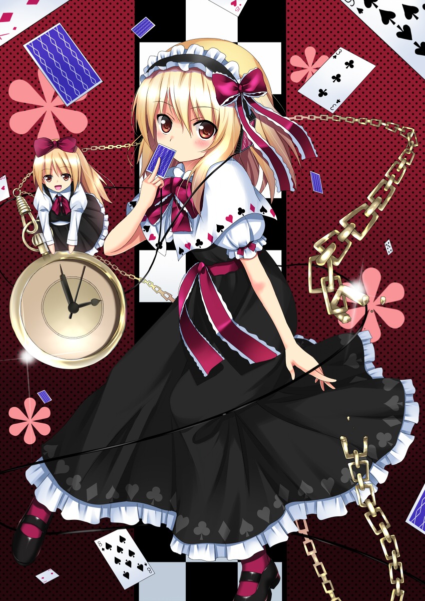 alice_in_wonderland alice_margatroid cosplay dress headphones koi shanghai_doll touhou