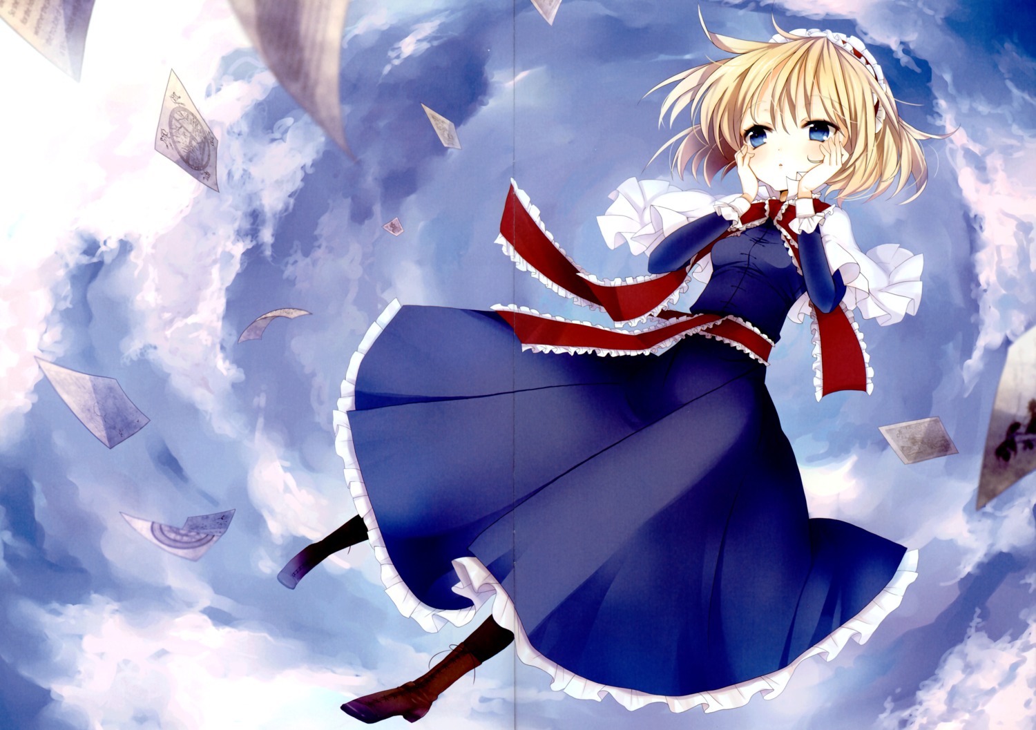 alice_margatroid color_issue crease matsuda_shima stripe2 touhou