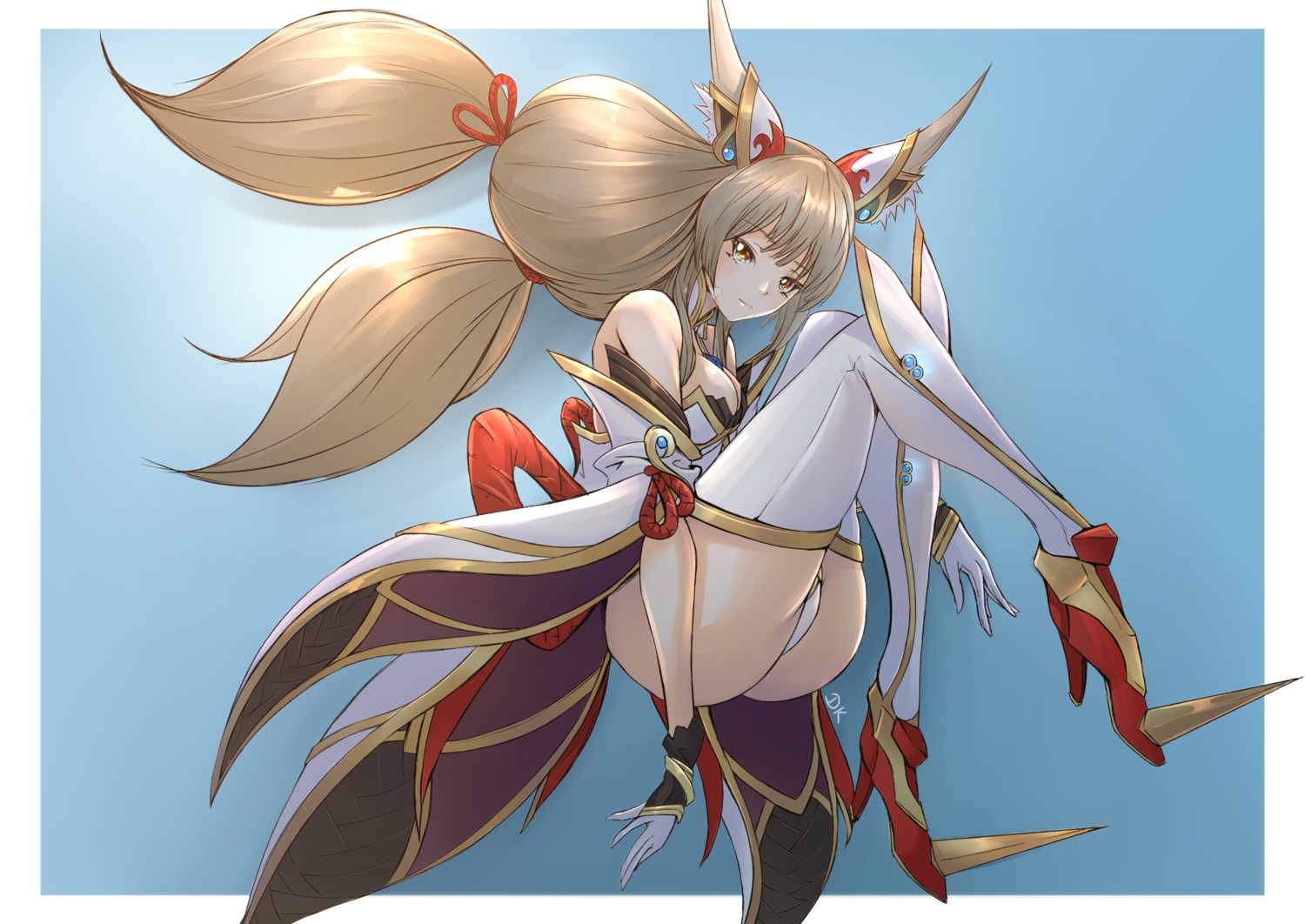 animal_ears ass cleavage heels japanese_clothes leotard niyah niyah_(blade) tagme thighhighs xenoblade xenoblade_chronicles_2