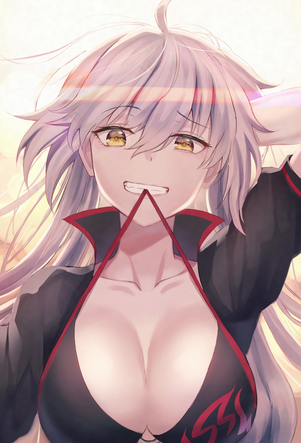 albi bikini_top cleavage fate/grand_order jeanne_d'arc jeanne_d'arc_(alter)_(fate) swimsuits