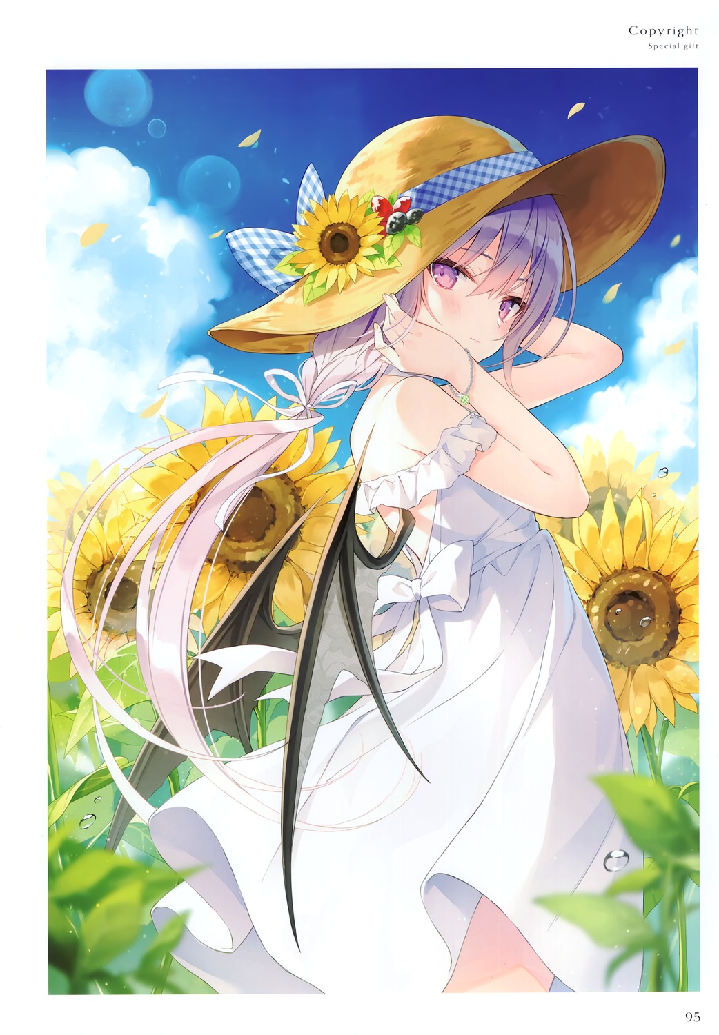 carneades dress eve_(rurudo) rurudo summer_dress wings