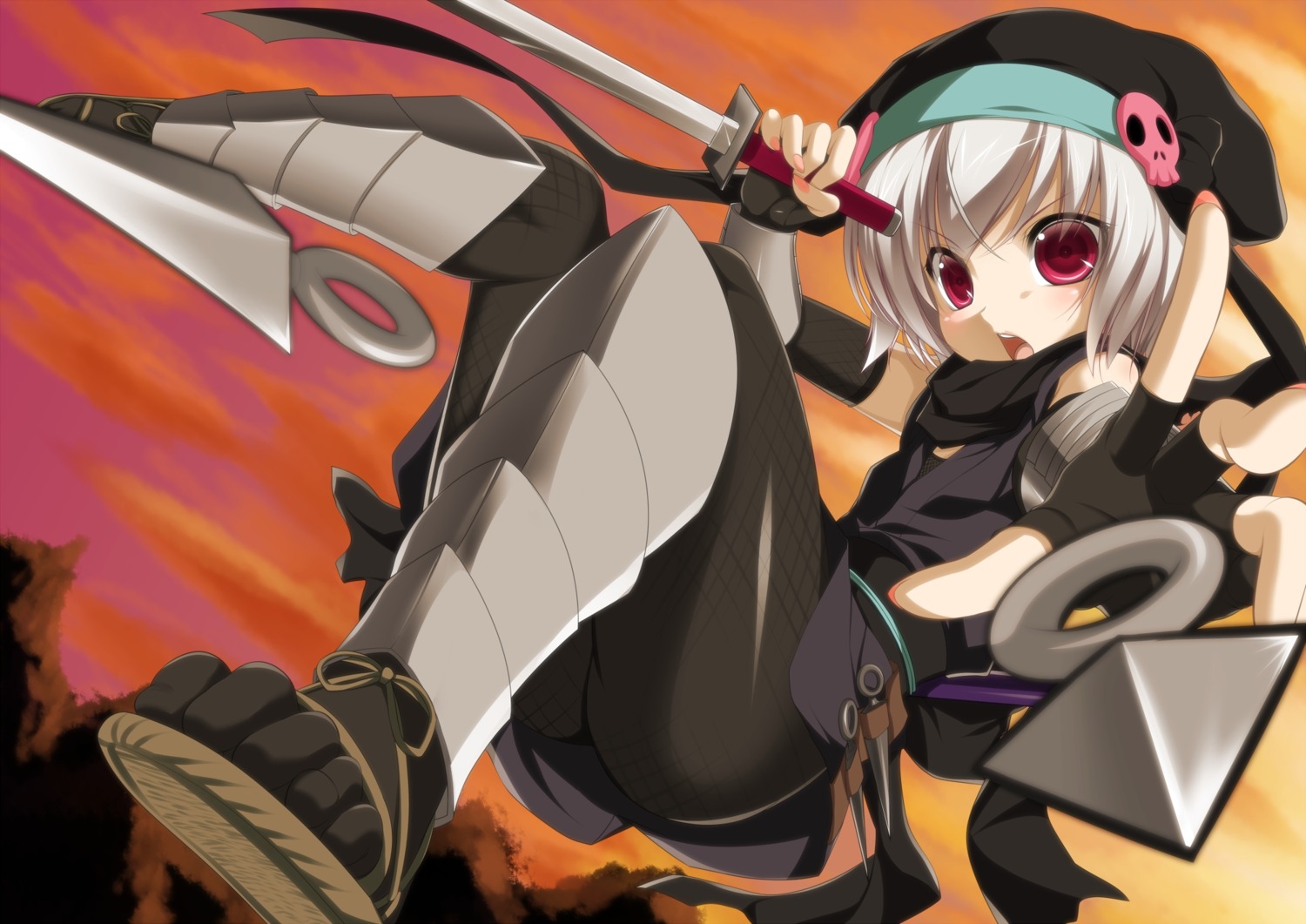 armor hachisuka_goemon hachisuka_masakatsu mino106 ninja oda_nobuna_no_yabou sword