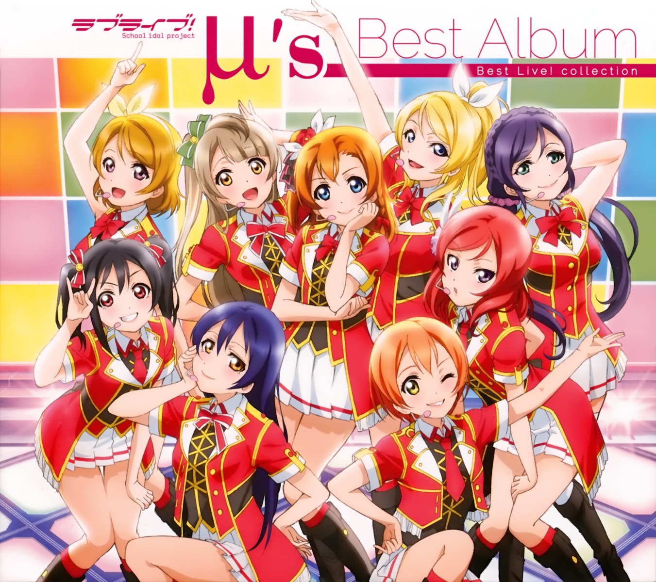 ayase_eli disc_cover hoshizora_rin koizumi_hanayo kousaka_honoka love_live! minami_kotori murota_yuuhei nishikino_maki sonoda_umi toujou_nozomi yazawa_nico