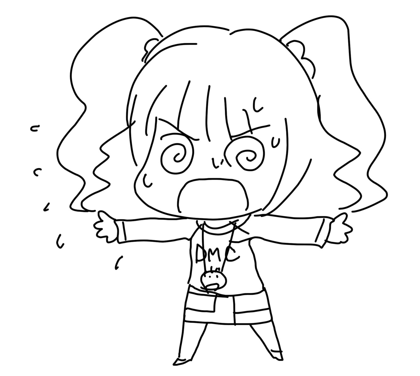 a1 chibi initial-g monochrome takatsuki_yayoi the_idolm@ster