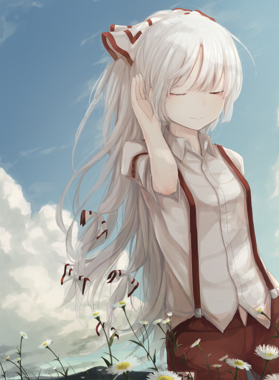 duplicate fujiwara_no_mokou touhou yuu-rin