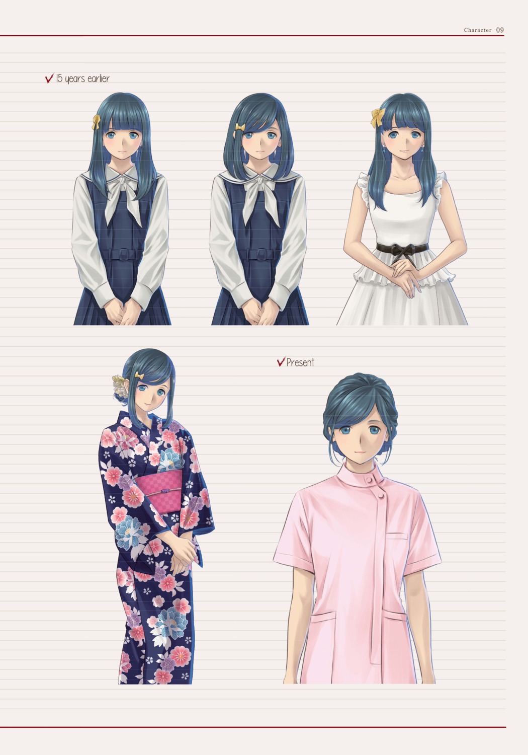 nurse root_letter seifuku yukata