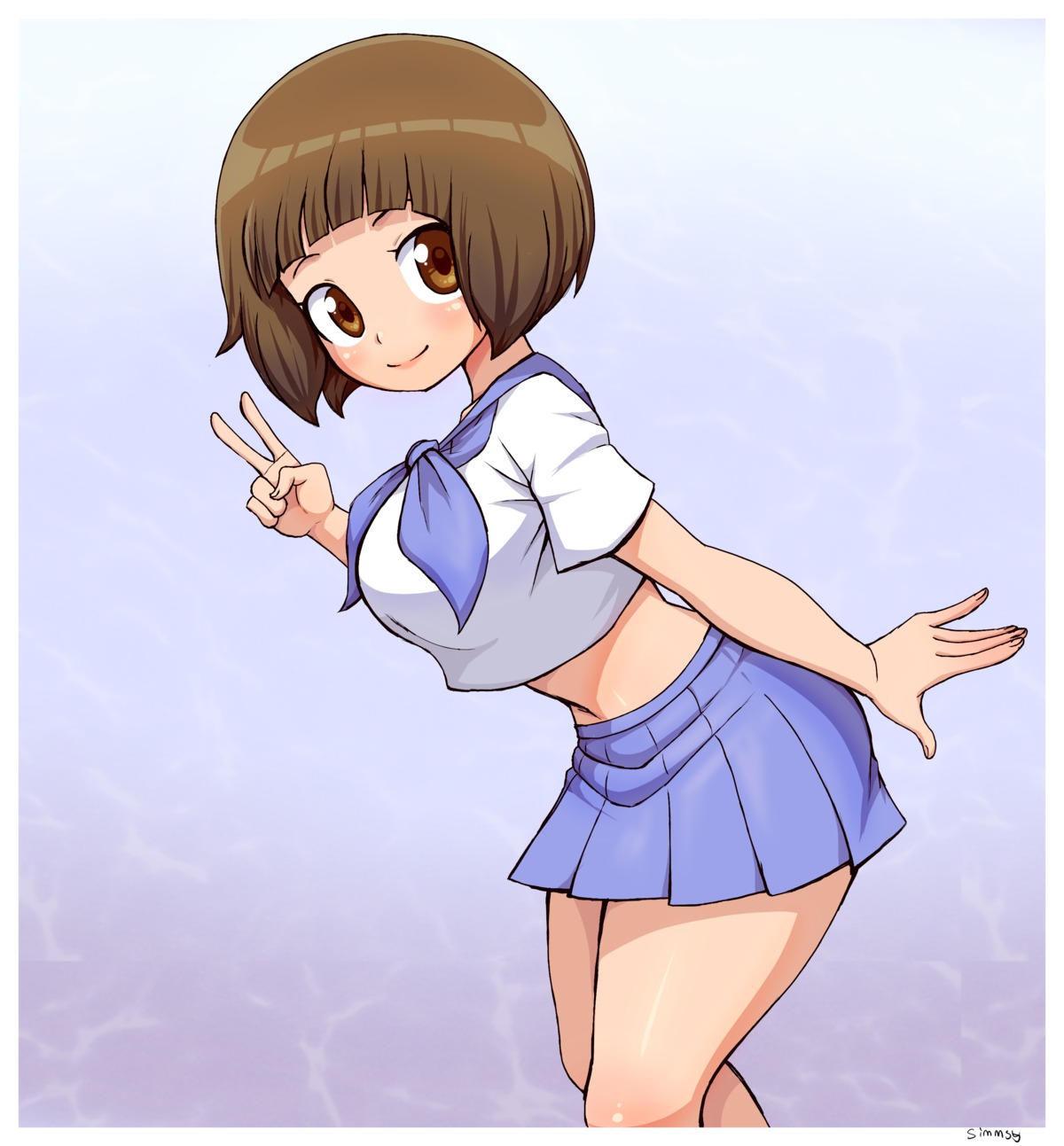 kill_la_kill mankanshoku_mako seifuku simmsyboy