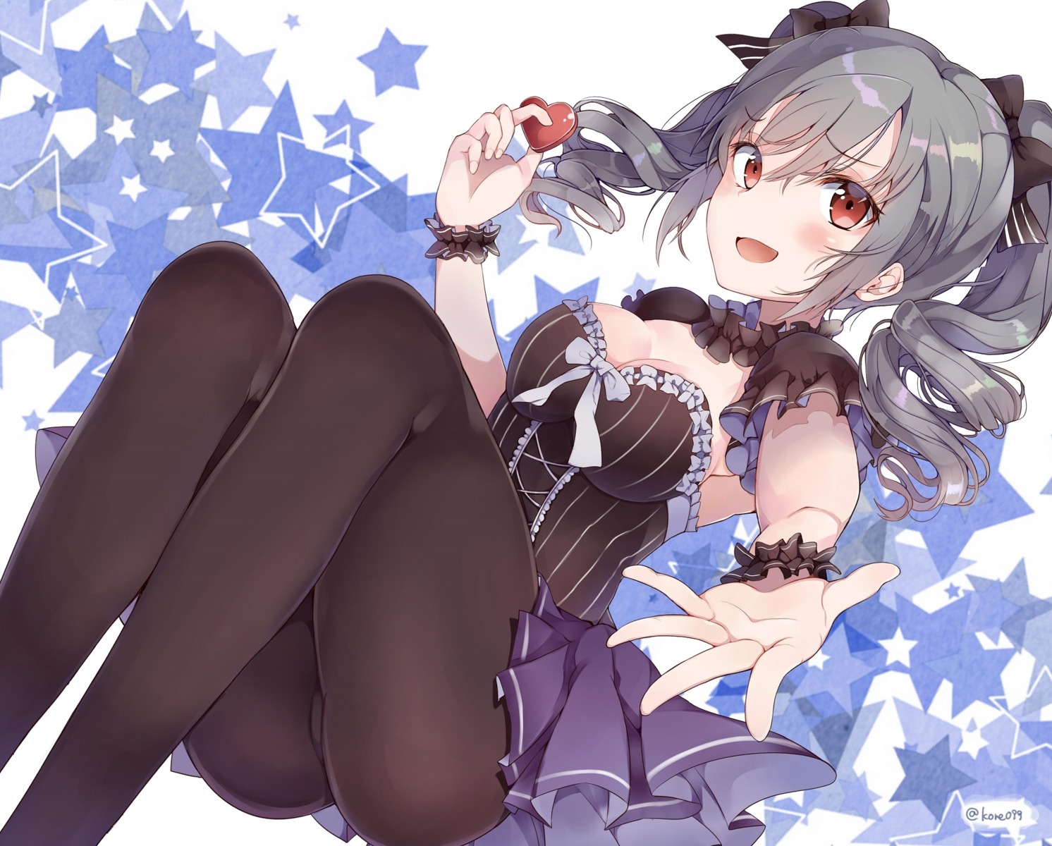 cleavage kanzaki_ranko kyou_hotaru pantsu pantyhose the_idolm@ster the_idolm@ster_cinderella_girls