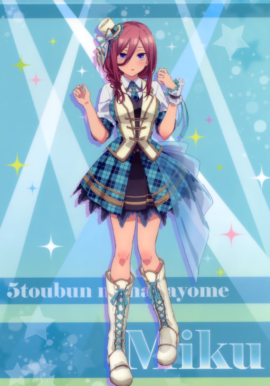 5-toubun_no_hanayome heels nakano_miku tagme uniform