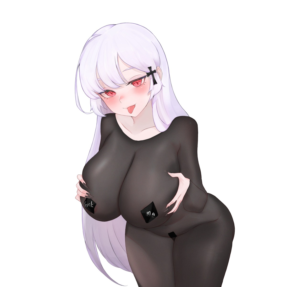 areola bodysuit maebari maplestory no_bra nopan pasties see_through tagme