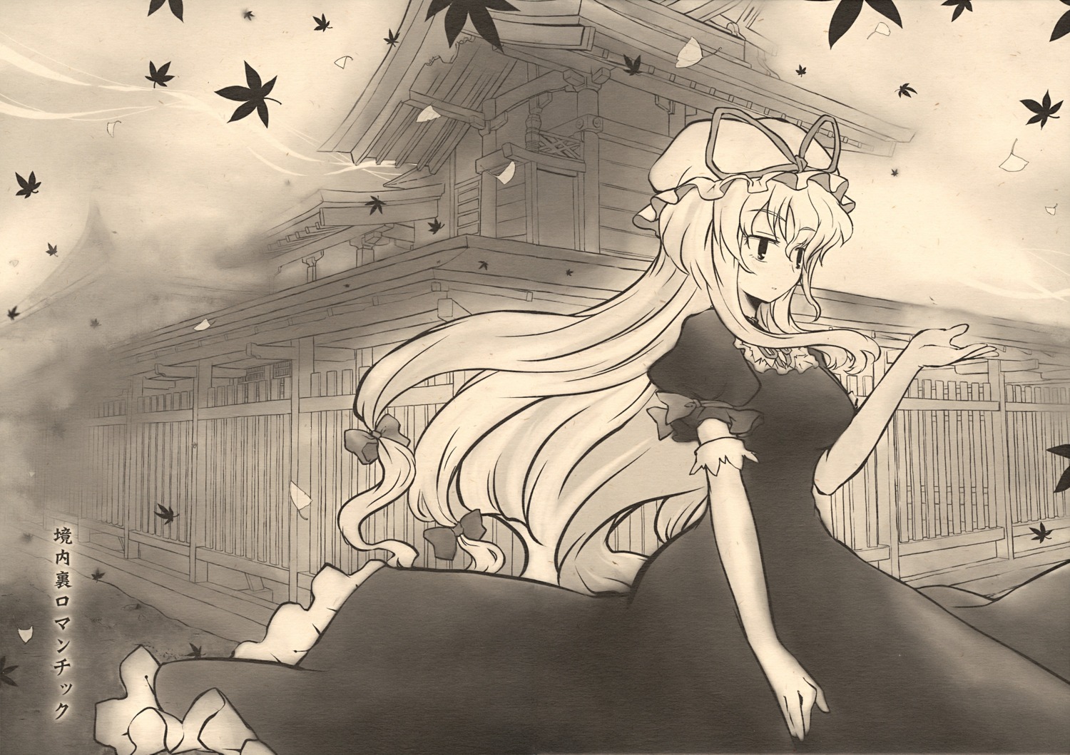 hota monochrome touhou yakumo_yukari