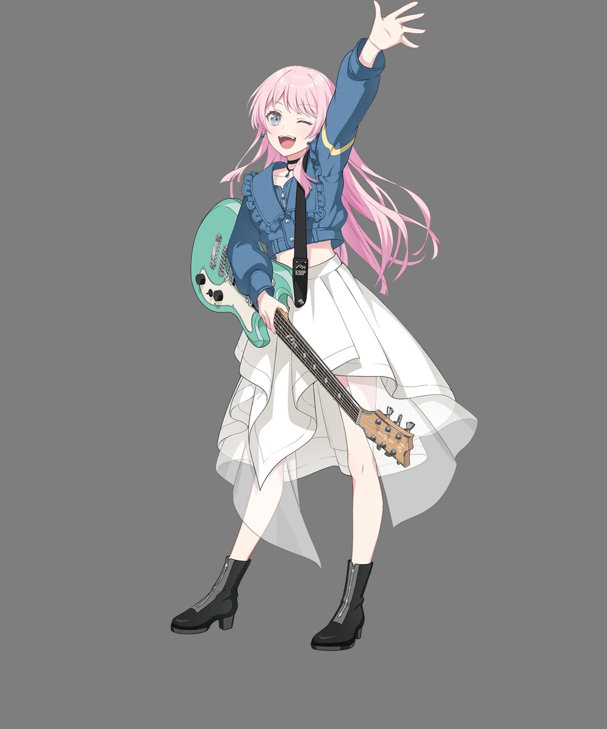 bang_dream! bang_dream!_it's_mygo!!!!! chihaya_anon guitar heels see_through tagme transparent_webp uniform