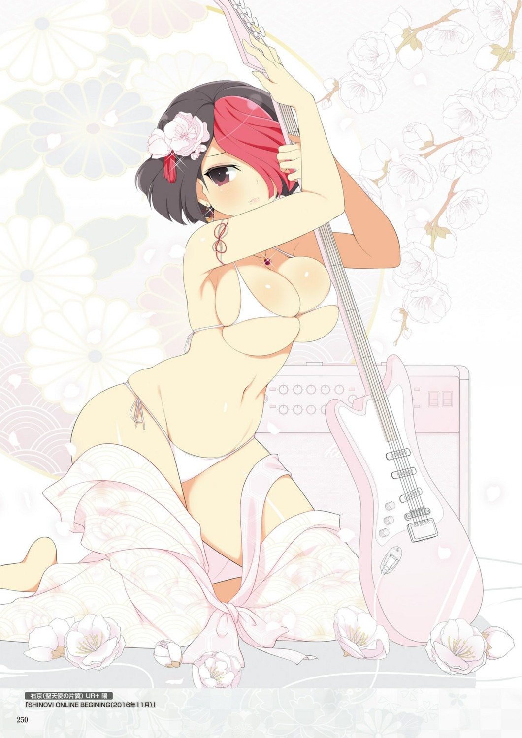 digital_version guitar senran_kagura senran_kagura:_new_wave tagme ukyou_(senran_kagura)