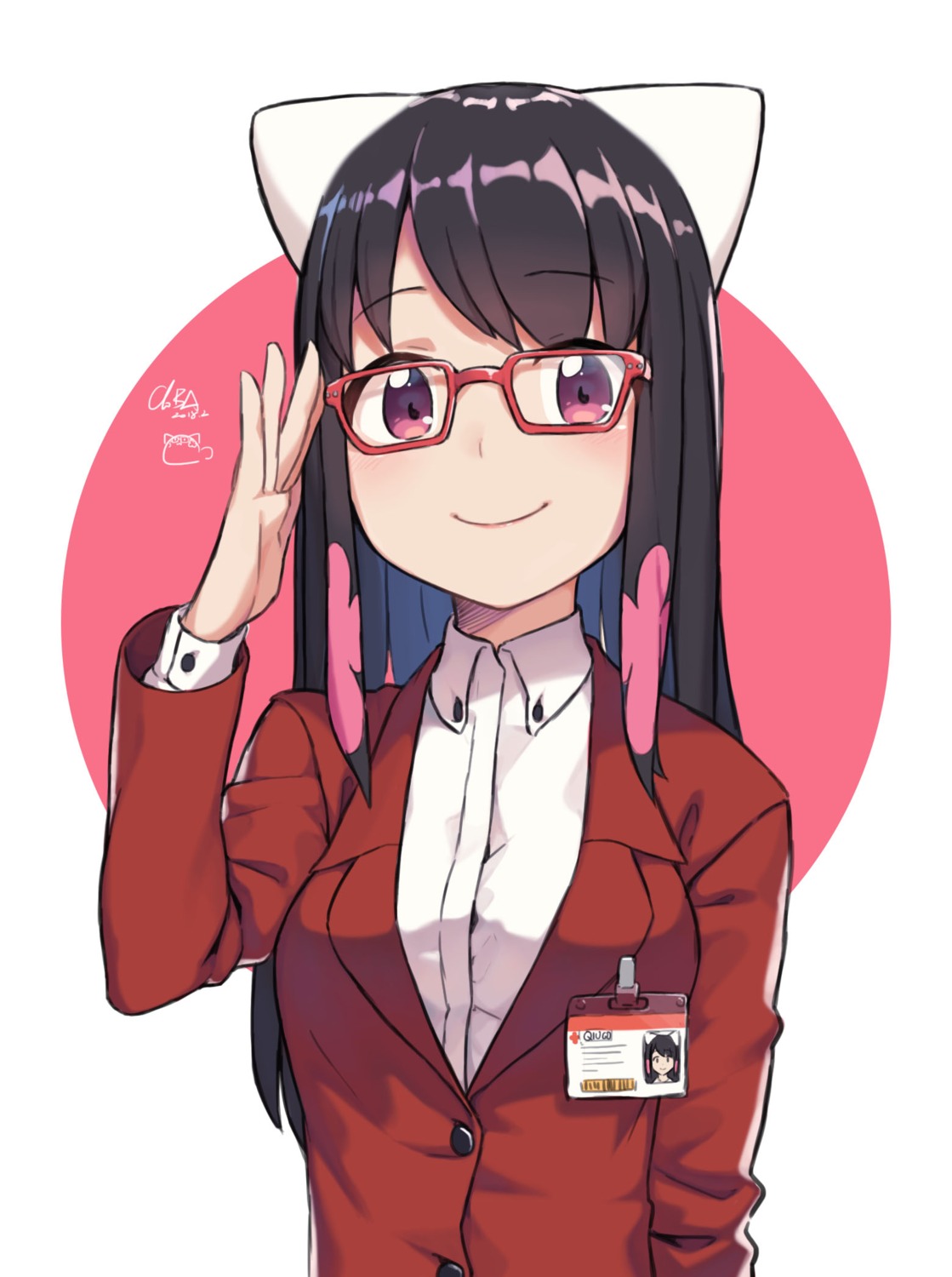 animal_ears cloba megane uniform