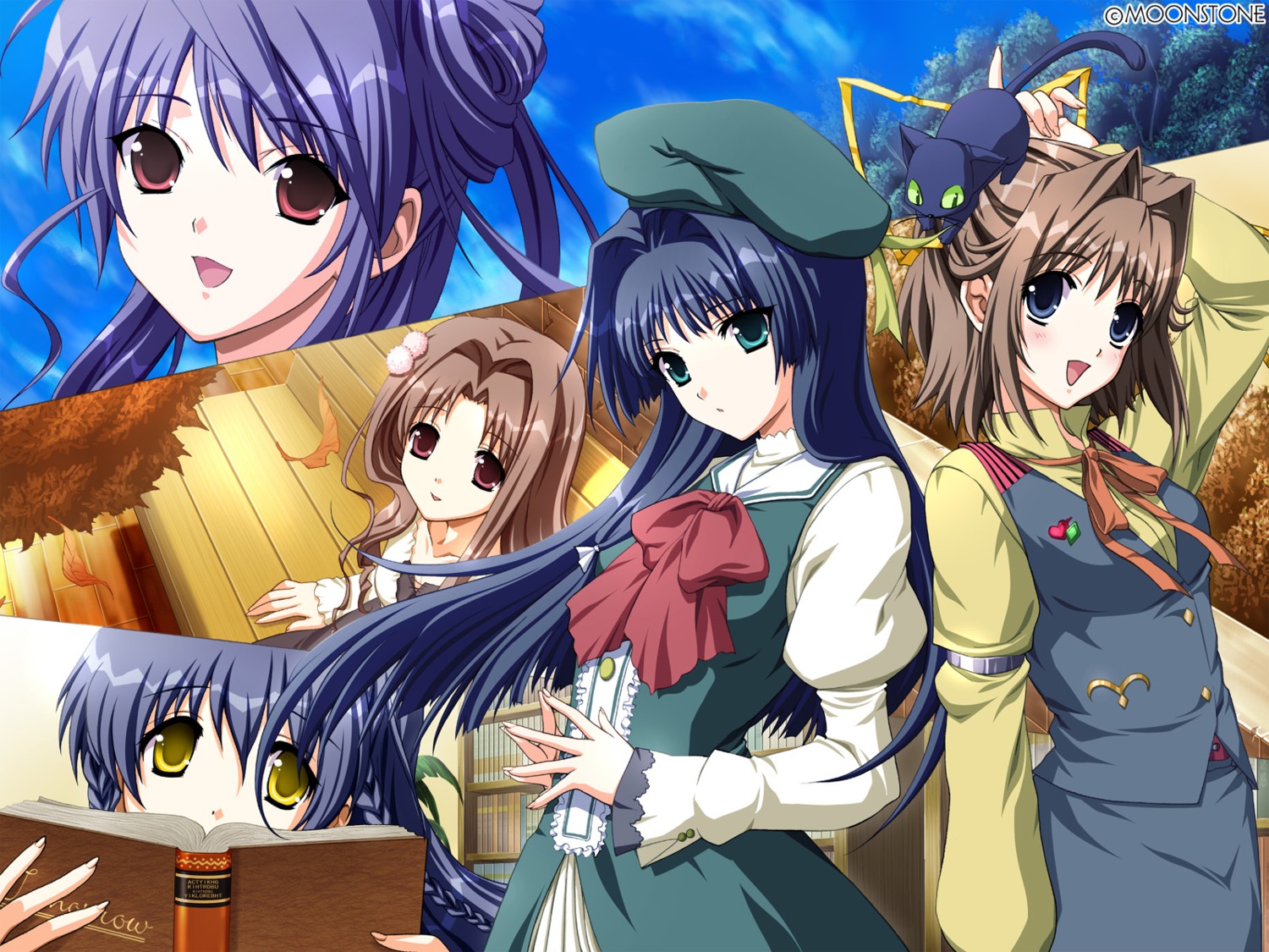 aoi_chikako asou_touri doko_e_iku_no_ano_hi kanno_touko kanzaki_chihiro kunimi_ema mogi_kazuha moonstone wallpaper