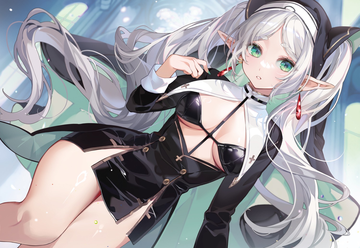 bra elf frieren machi_(7769) nun pointy_ears sousou_no_frieren