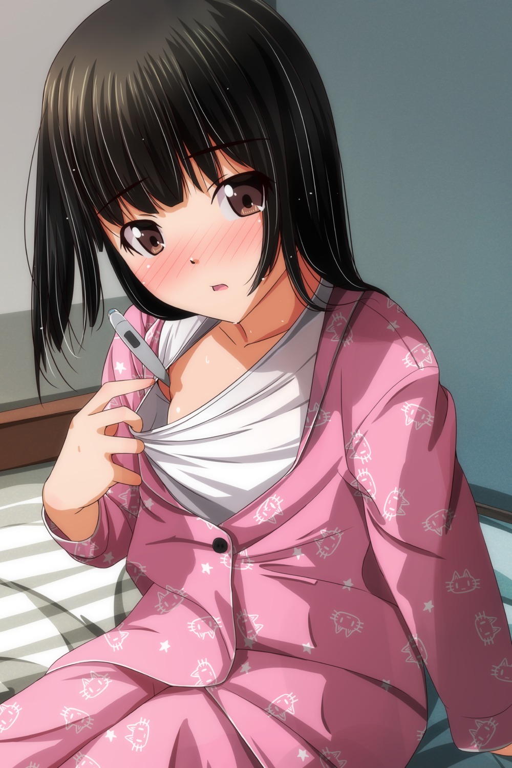 loli matsunaga_kouyou no_bra pajama undressing