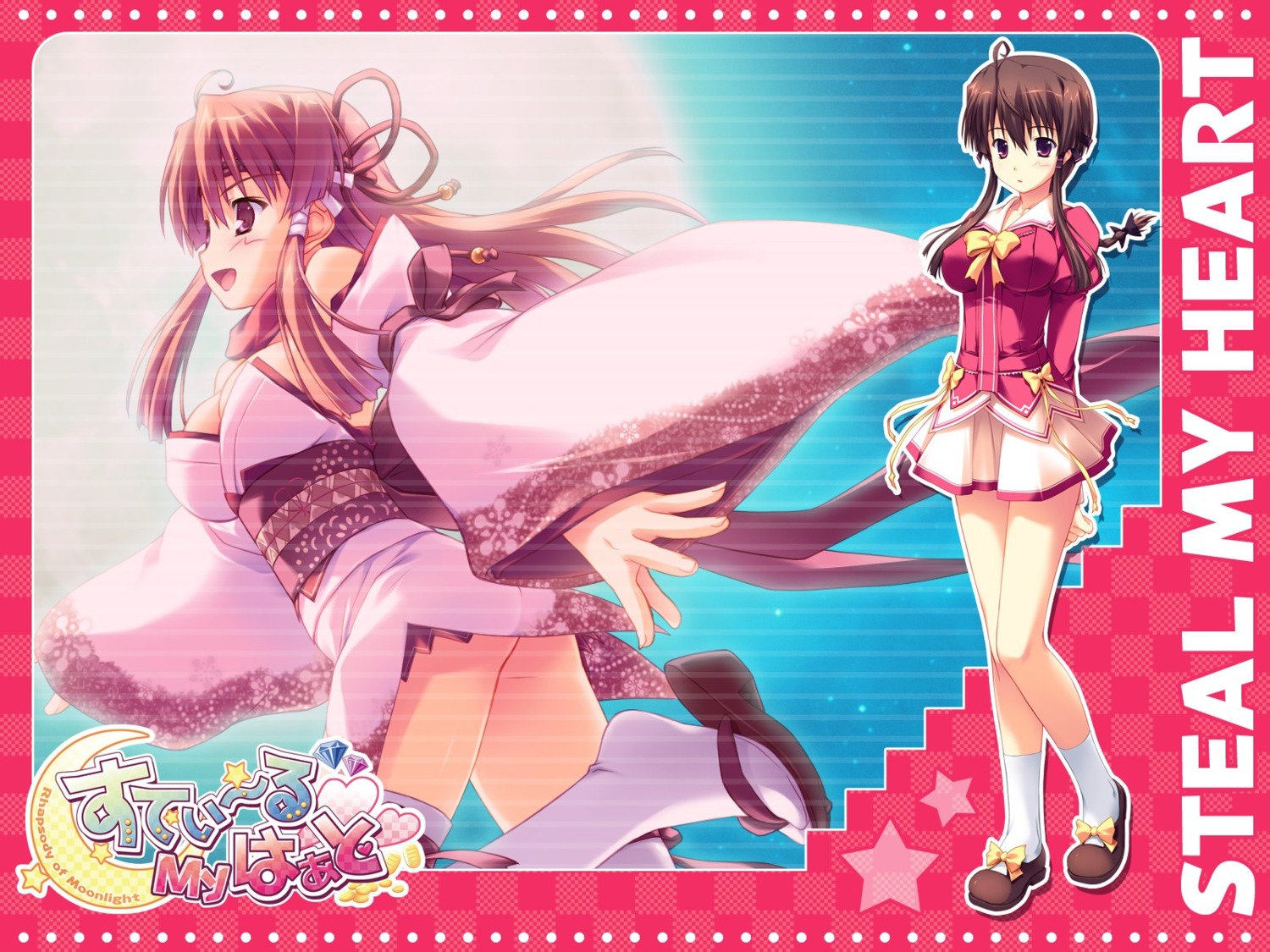 cleavage momochi_aeka palette seifuku steal_my_heart tamahiyo wallpaper