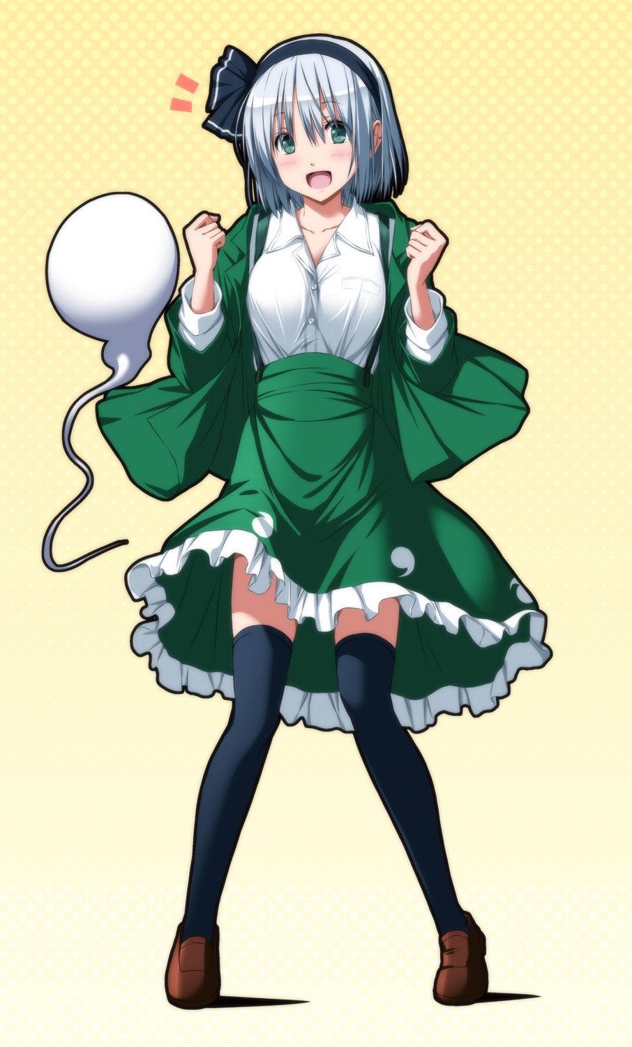 konpaku_youmu myon nori_tamago thighhighs touhou