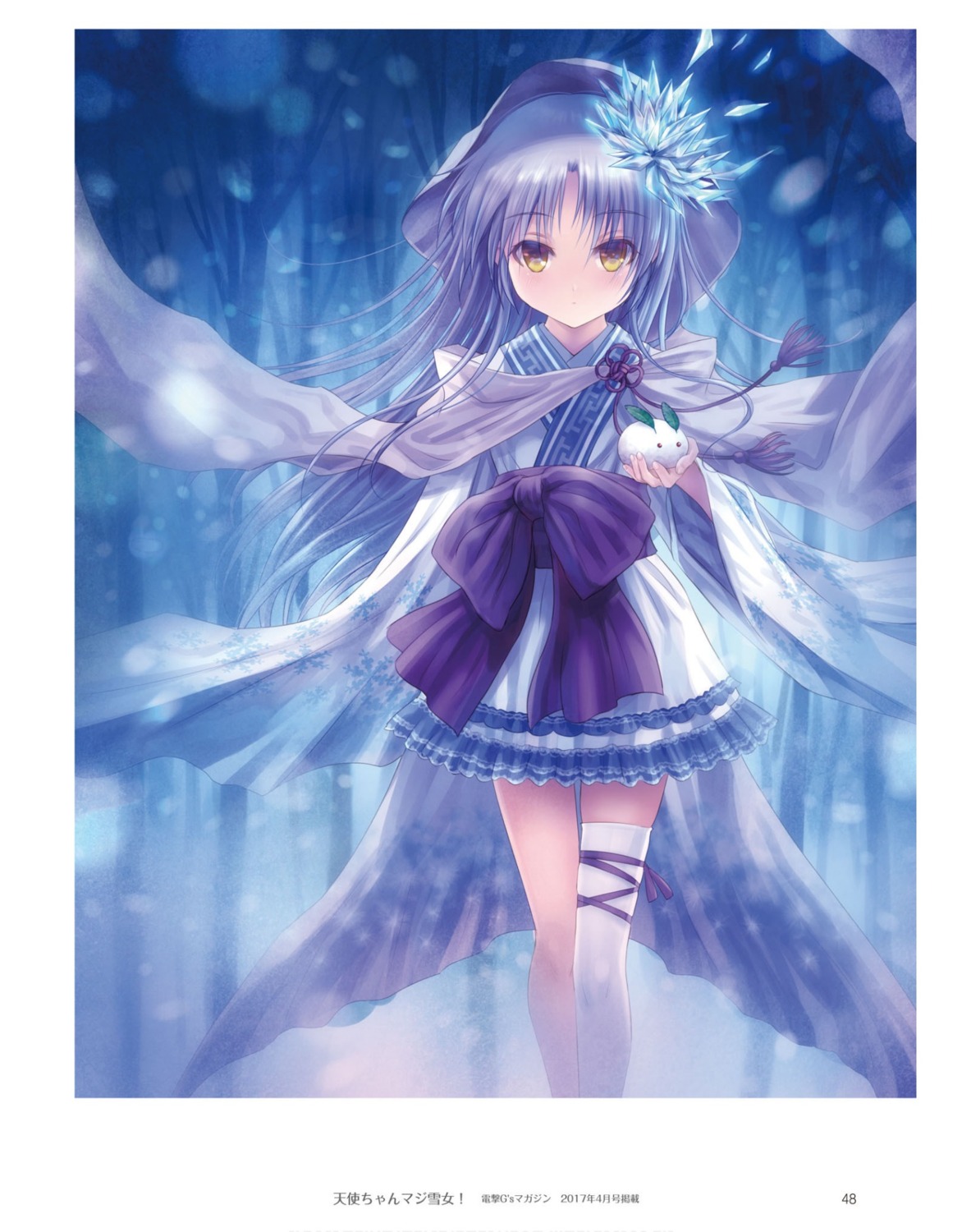 angel_beats! goto-p key tachibana_kanade thighhighs