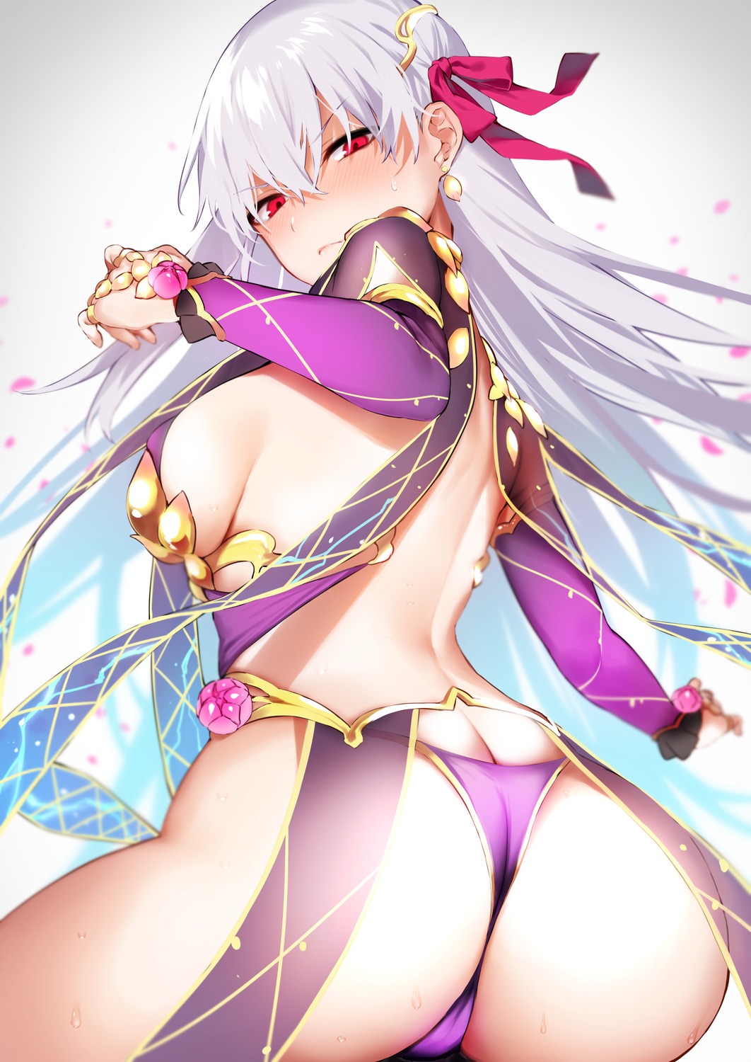 ass bikini_armor danimaru fate/grand_order kama_(fate/grand_order) thong