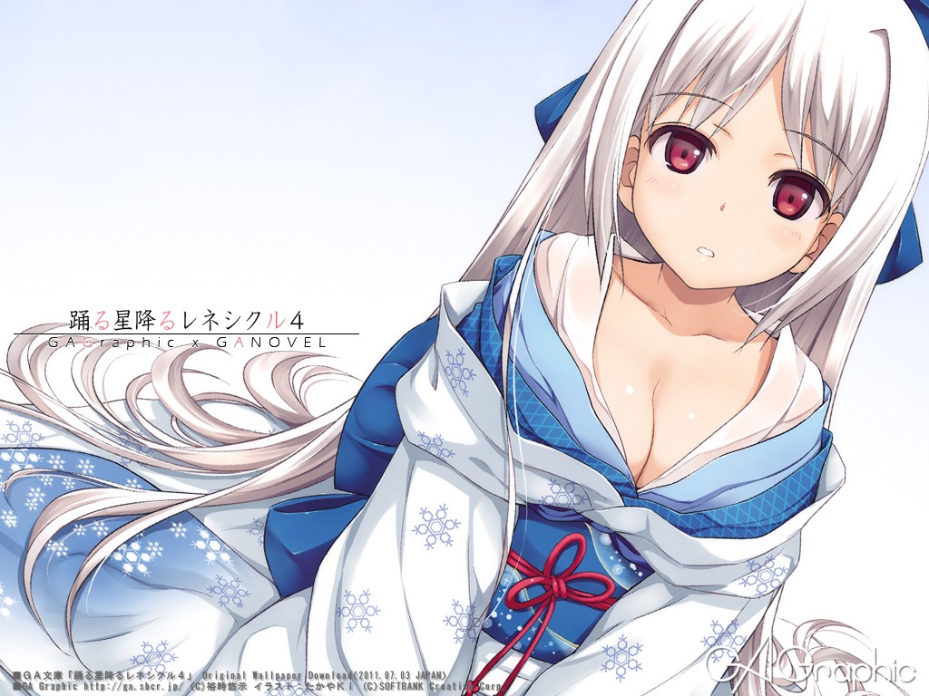 cleavage kimono odoru_hoshifuru_reneshikuru takayaki wallpaper