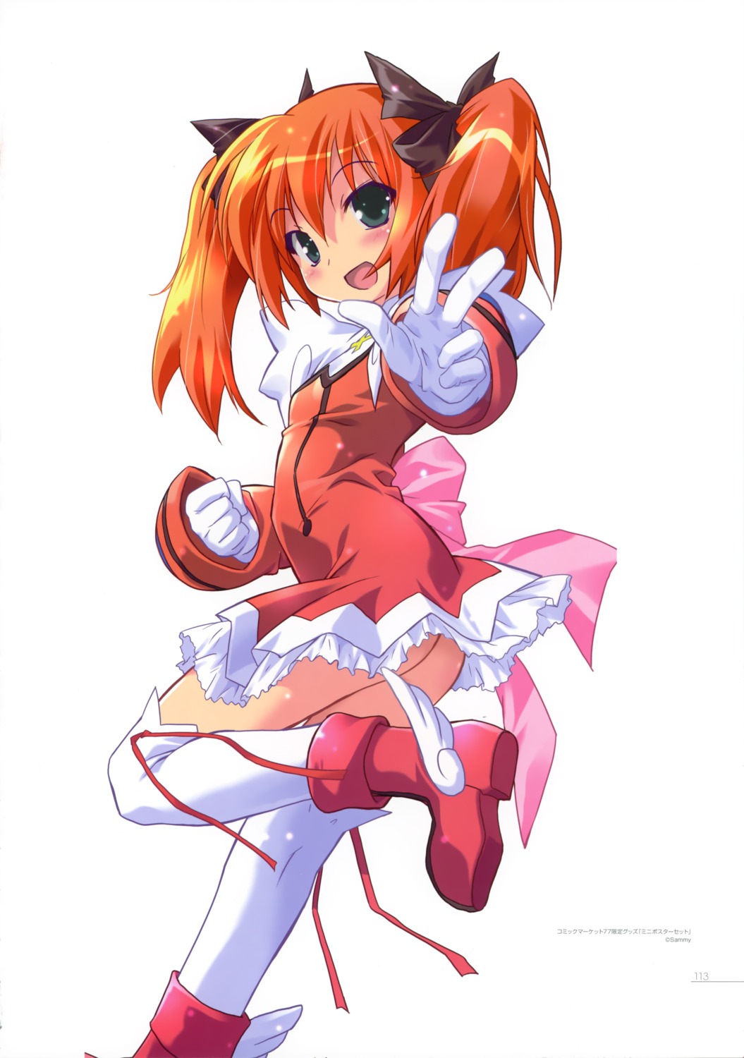 kaitou_tenshi_twin_angel komatsu_e-ji minnazuki_haruka nopan thighhighs