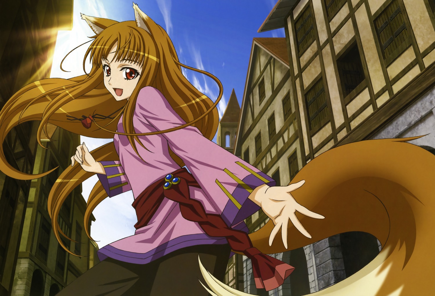 animal_ears holo scanning_resolution shinohara_kenji spice_and_wolf tail