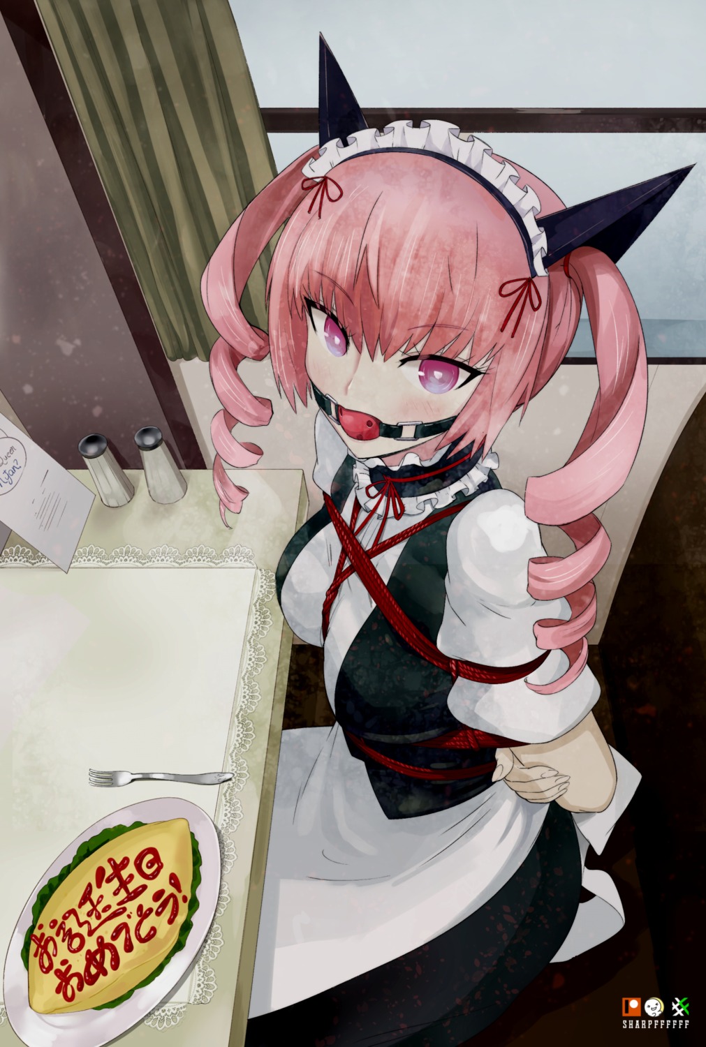 bondage faris_nyanyan maid sharpffffff steins;gate