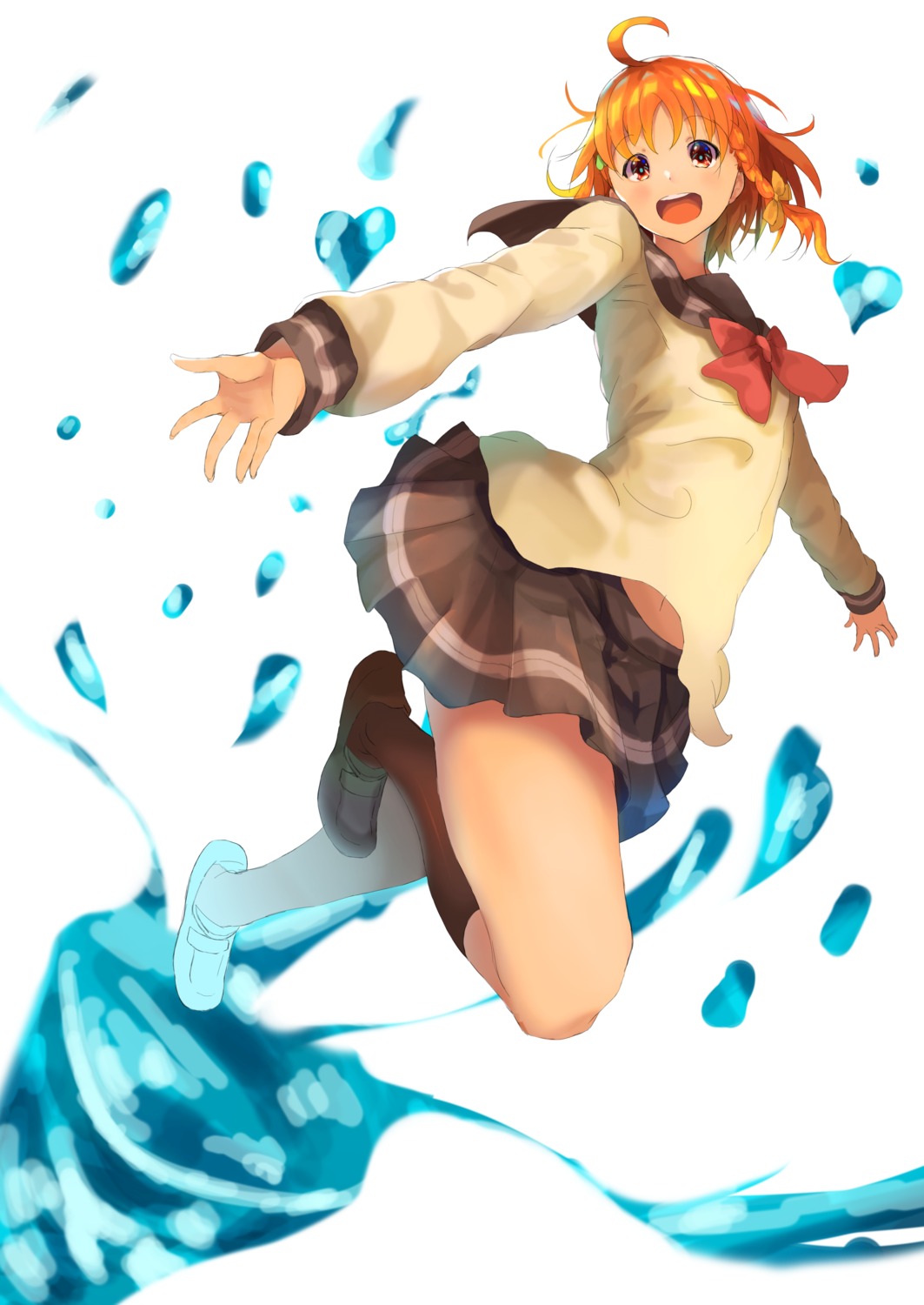 kamakura love_live!_sunshine!! seifuku takami_chika