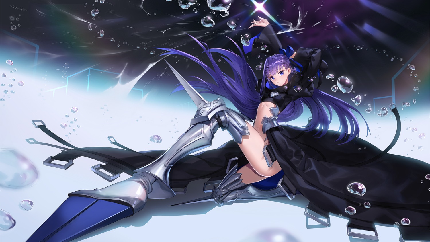 armor fate/extra fate/extra_ccc fate/stay_night meltryllis mhk_(mechamania) pantsu wallpaper