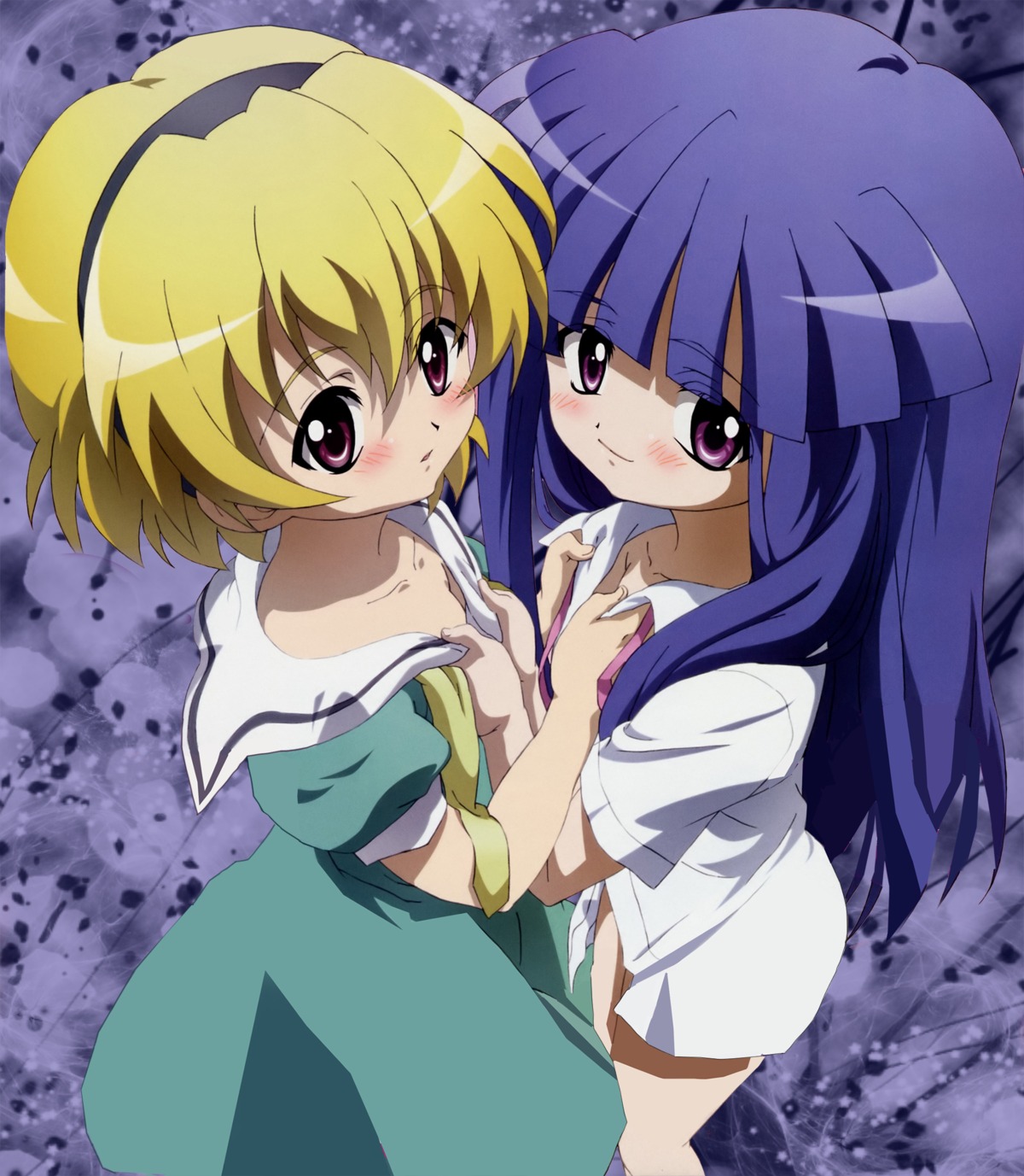 furude_rika higurashi_no_naku_koro_ni houjou_satoko seifuku