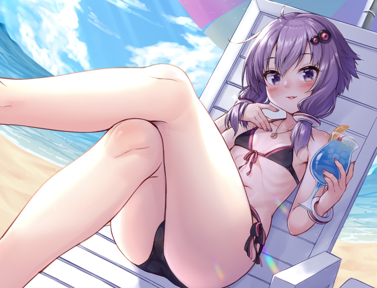 bikini swimsuits tenneko_yuuri voiceroid yuzuki_yukari