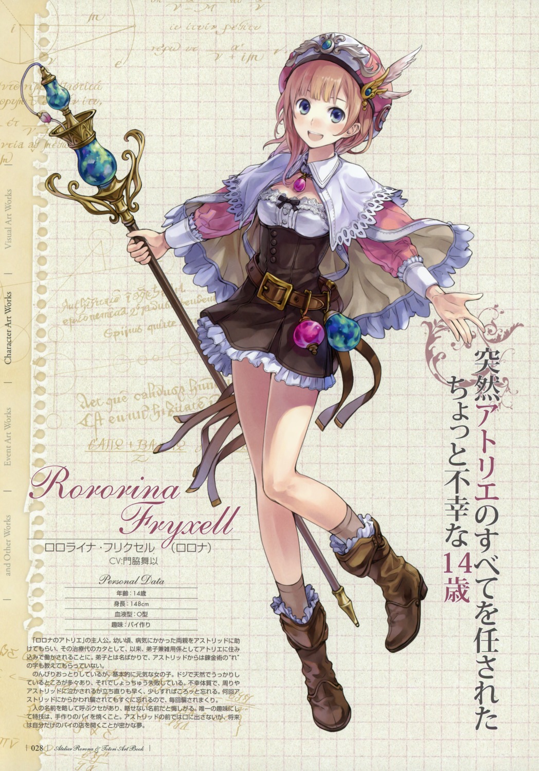 atelier atelier_rorona kishida_mel profile_page rorolina_frixell