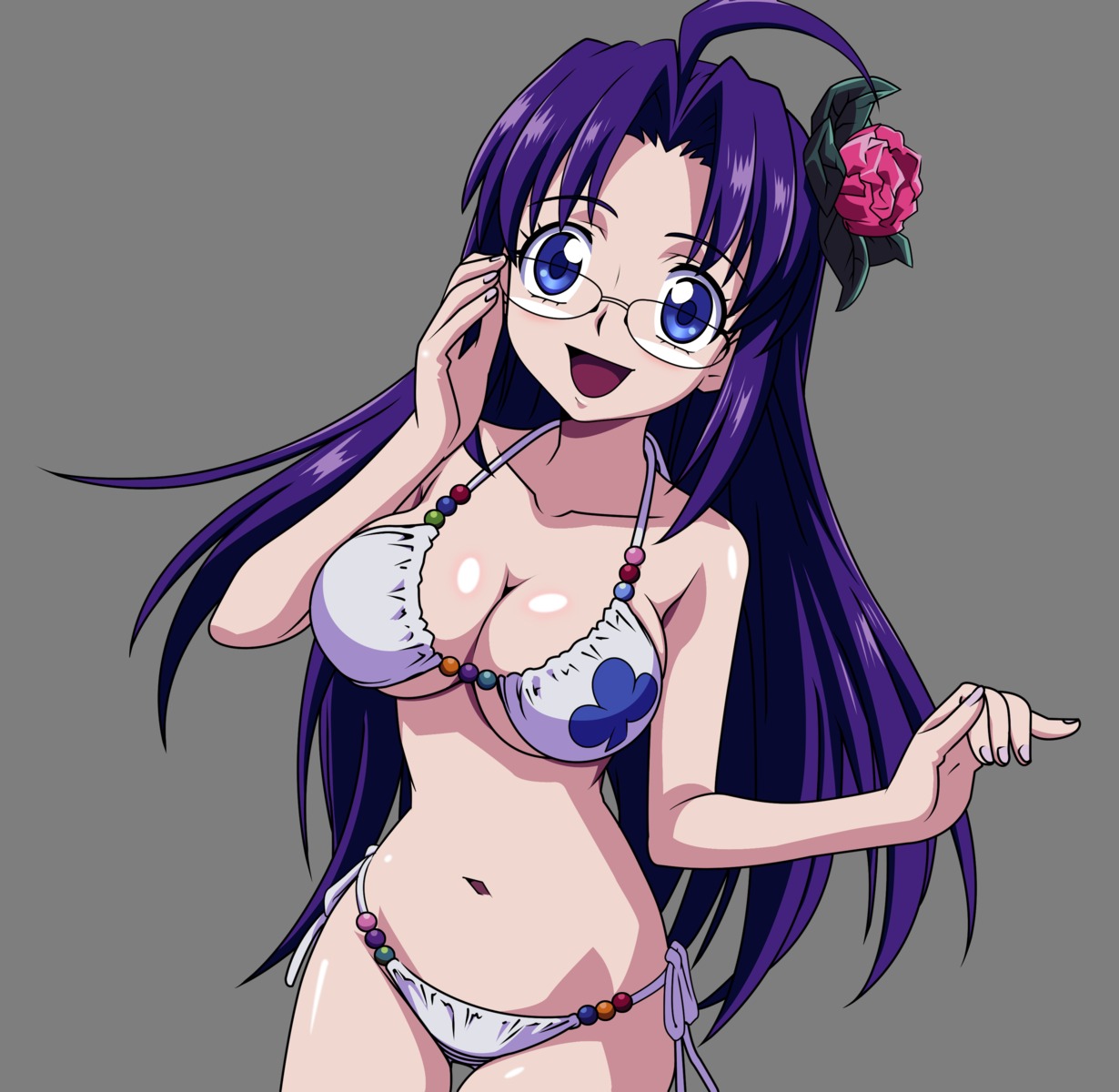 basquash! bikini cleavage megane swimsuits transparent_png vector_trace violette