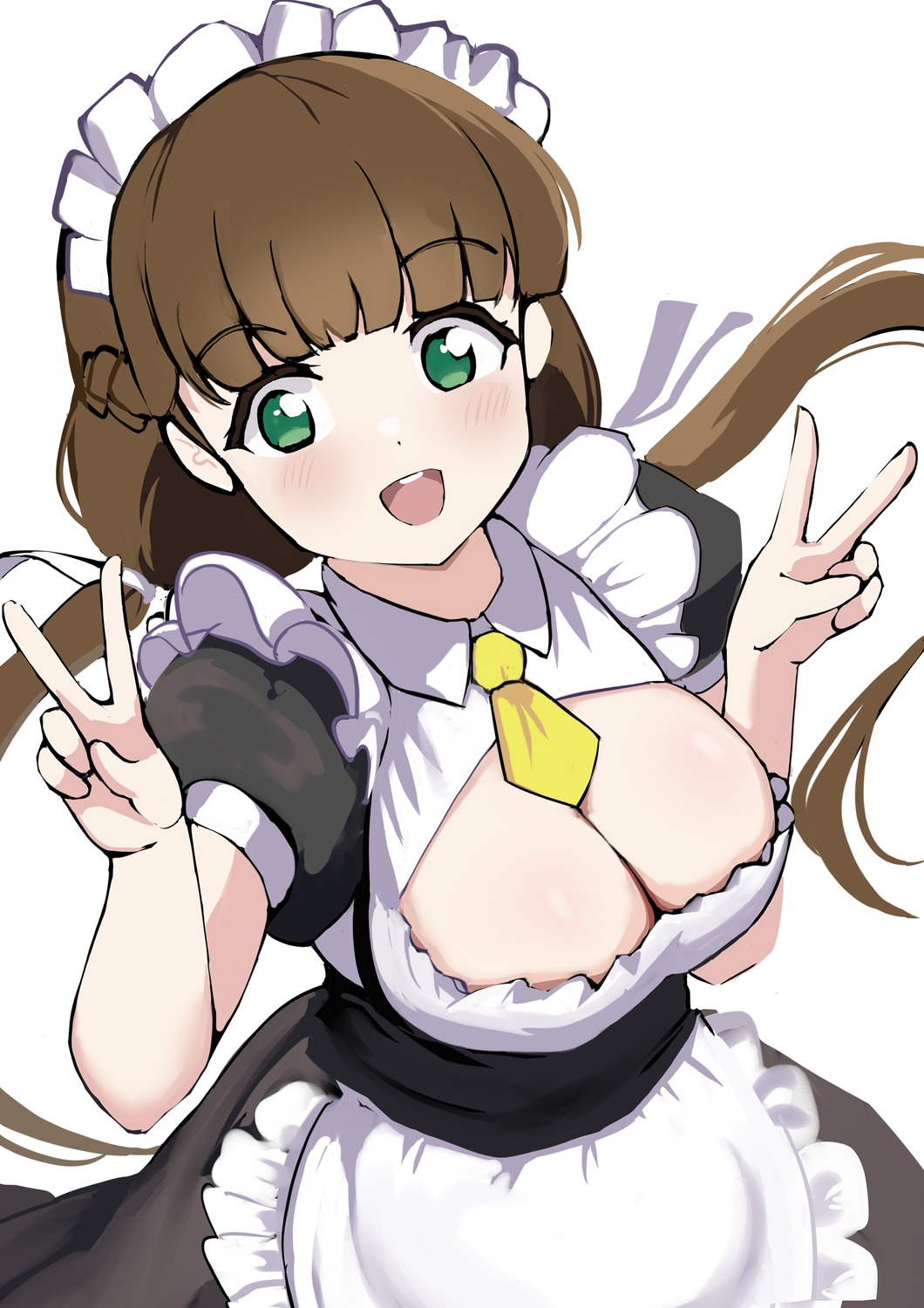 evildaddy12 love_live!_superstar!! maid no_bra sakurakouji_kinako