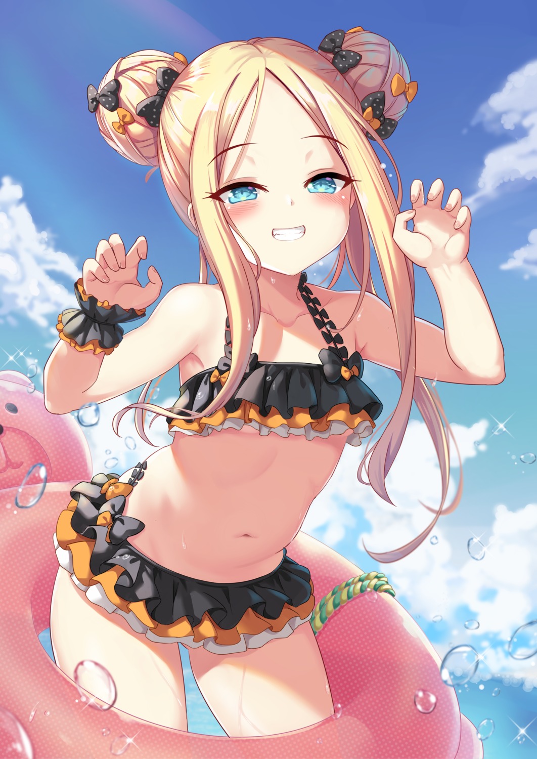 abigail_williams_(fate) bikini fate/grand_order loli milkshake_(artist) swimsuits wet