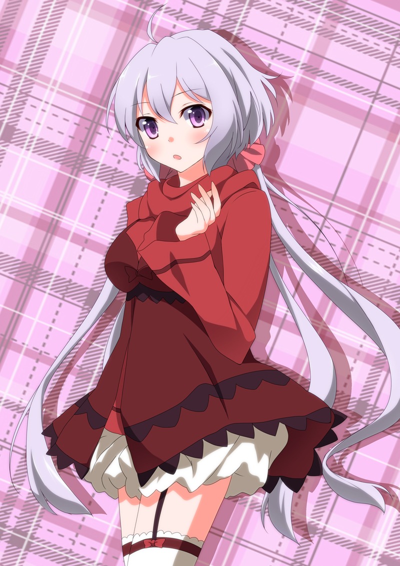 dress kurono_yuzuko senki_zesshou_symphogear stockings thighhighs yukine_chris