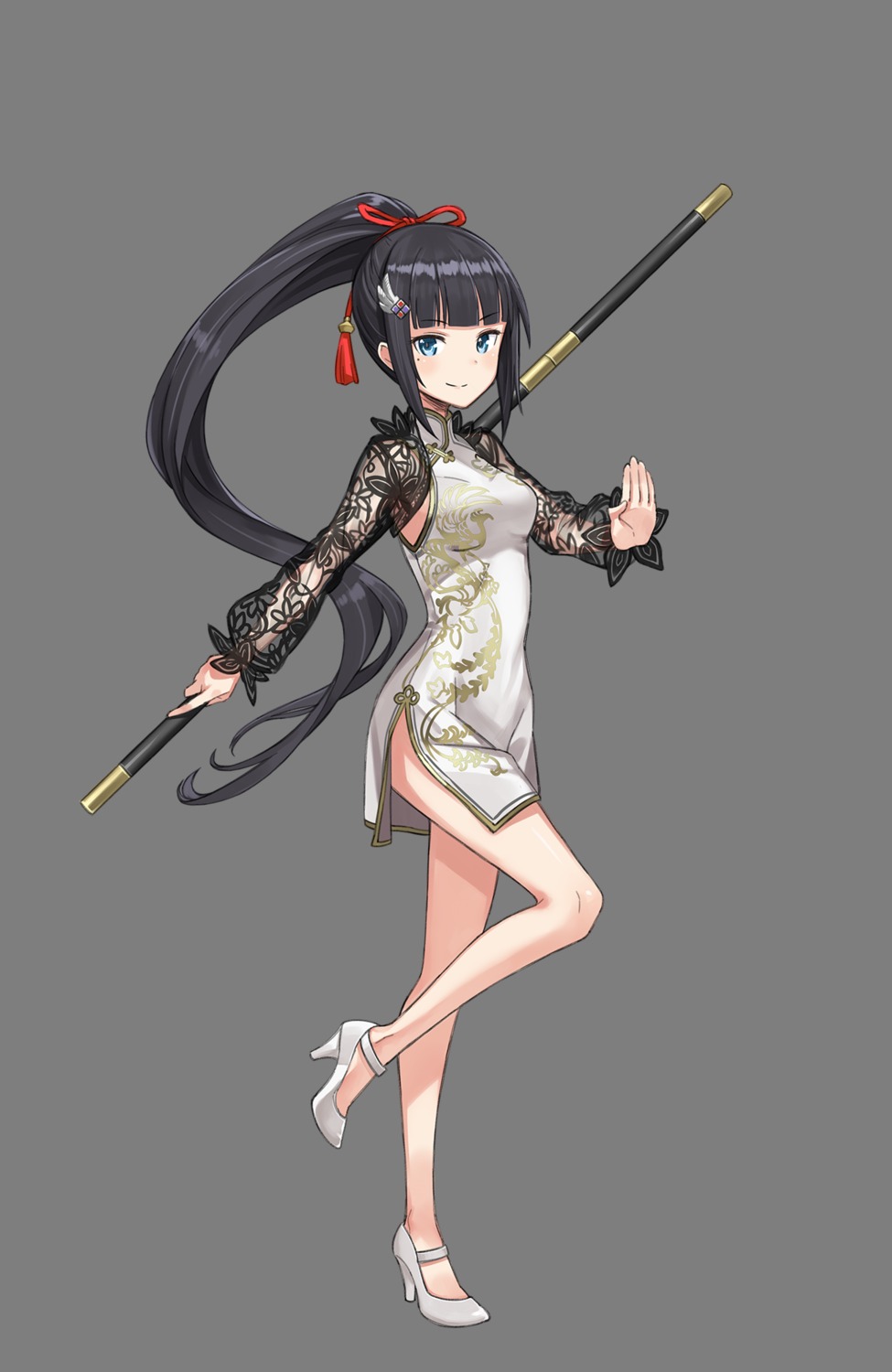 chinadress heels princess_principal see_through tagme transparent_png weapon