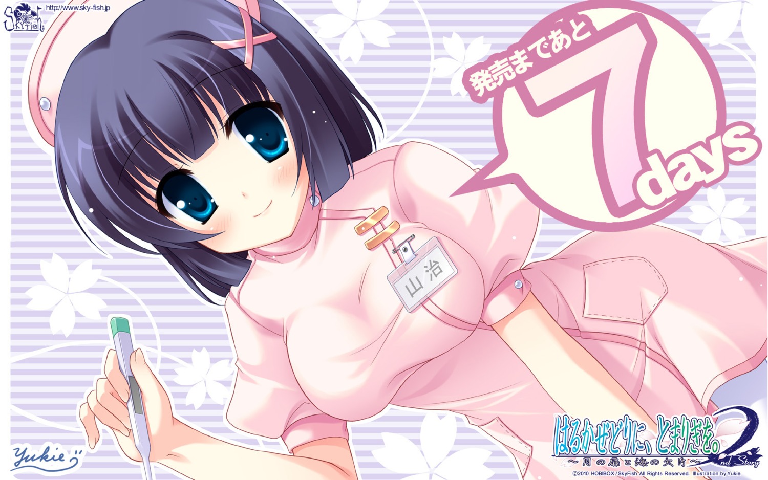 harukazedori_ni_tomarigi_wo_2nd_story nurse skyfish wallpaper yukie