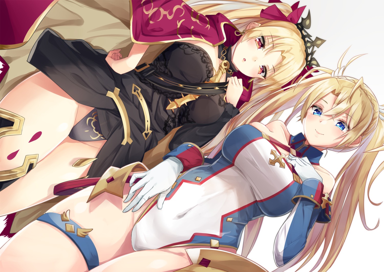 bradamante_(fate) ereshkigal_(fate/grand_order) fate/grand_order garter igayan leotard pantsu