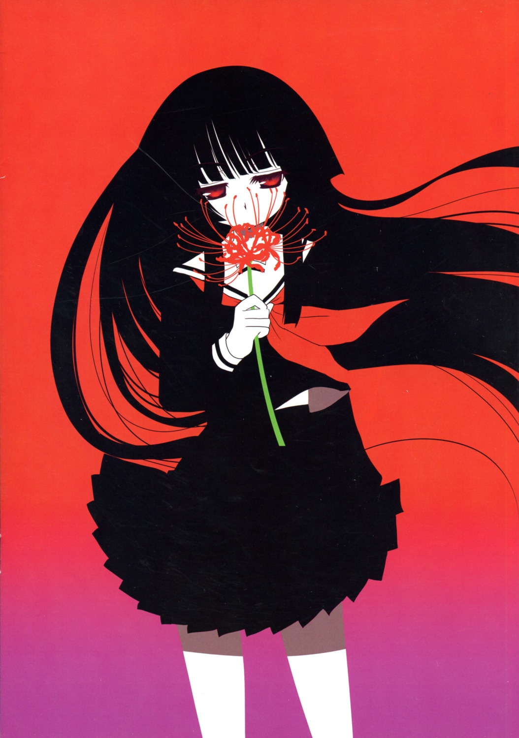 enma_ai jigoku_shoujo seifuku tajima_yoshikazu