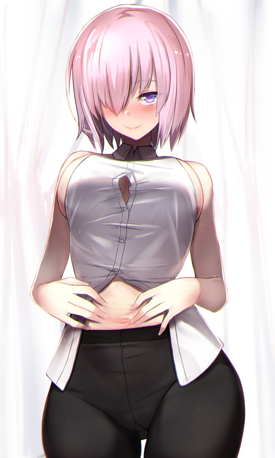 fate/grand_order mash_kyrielight no_bra pantyhose untsue