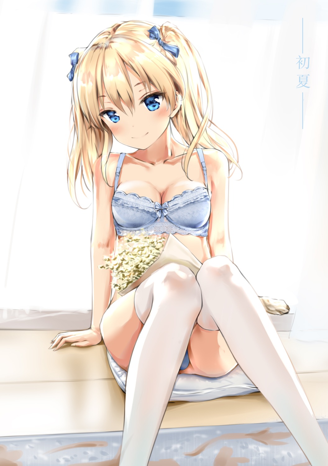 bra cleavage pantsu rokiya thighhighs