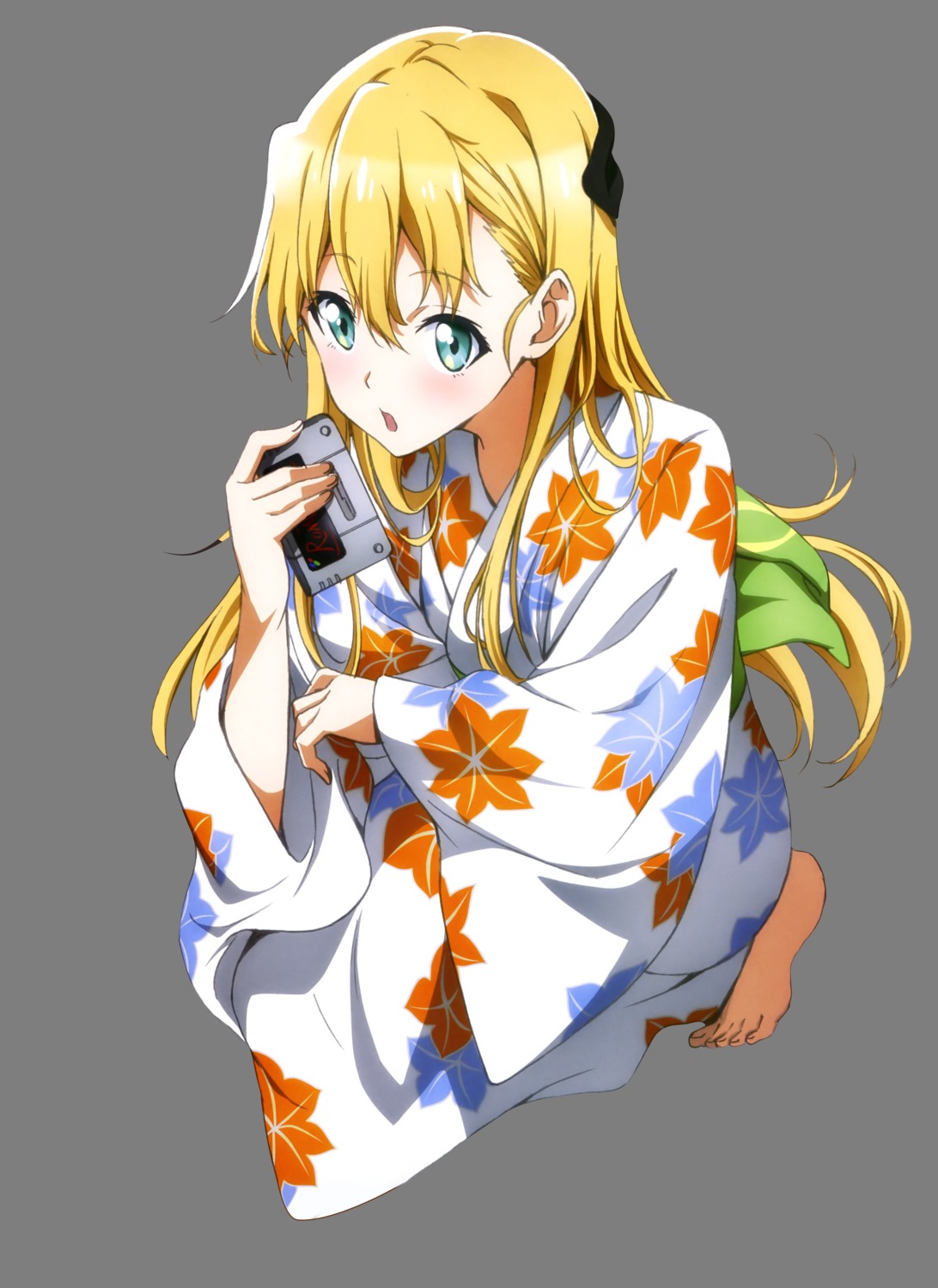 gamers! nakano_keiya tendou_karen transparent_png yukata