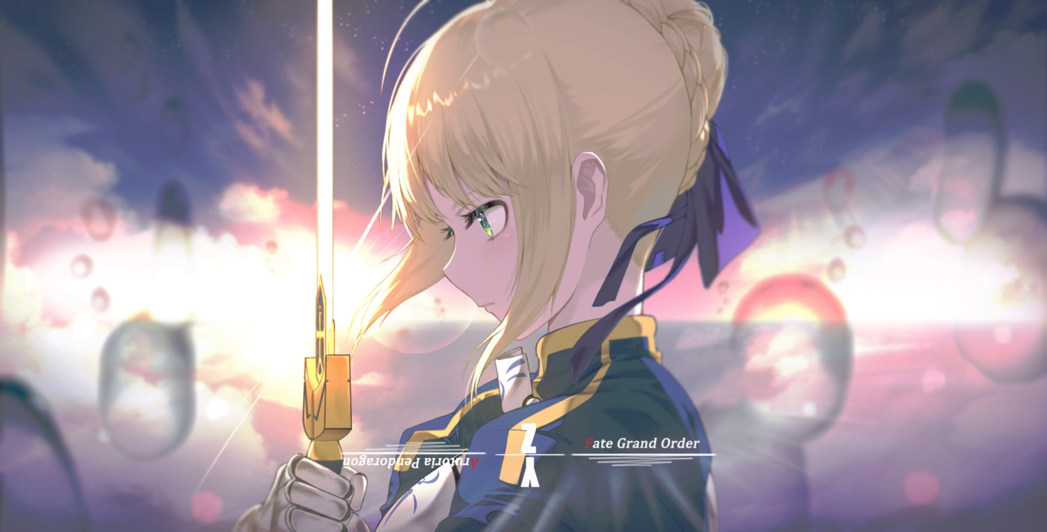 armor fate/grand_order nonaginta_novem saber sword