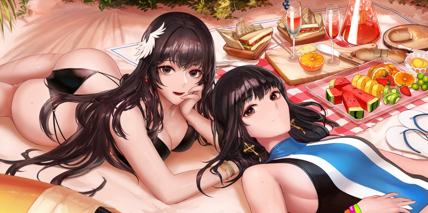 bikini cleavage dungeon_fighter monaim swimsuits