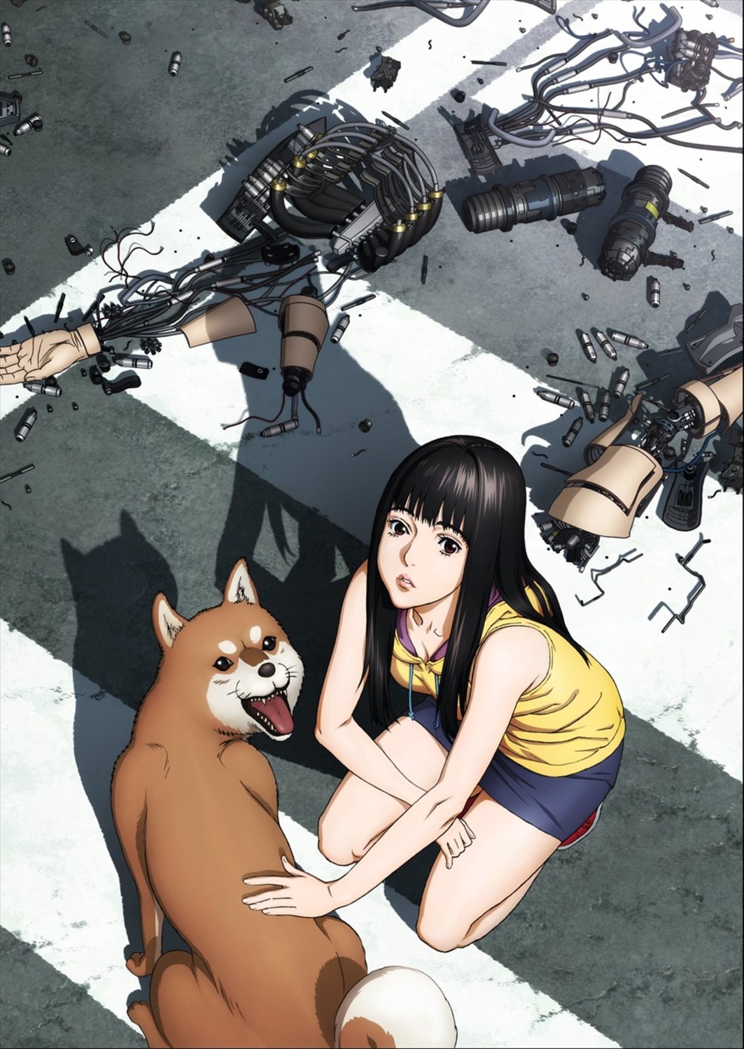 cleavage inuyashiki_last_hero mecha