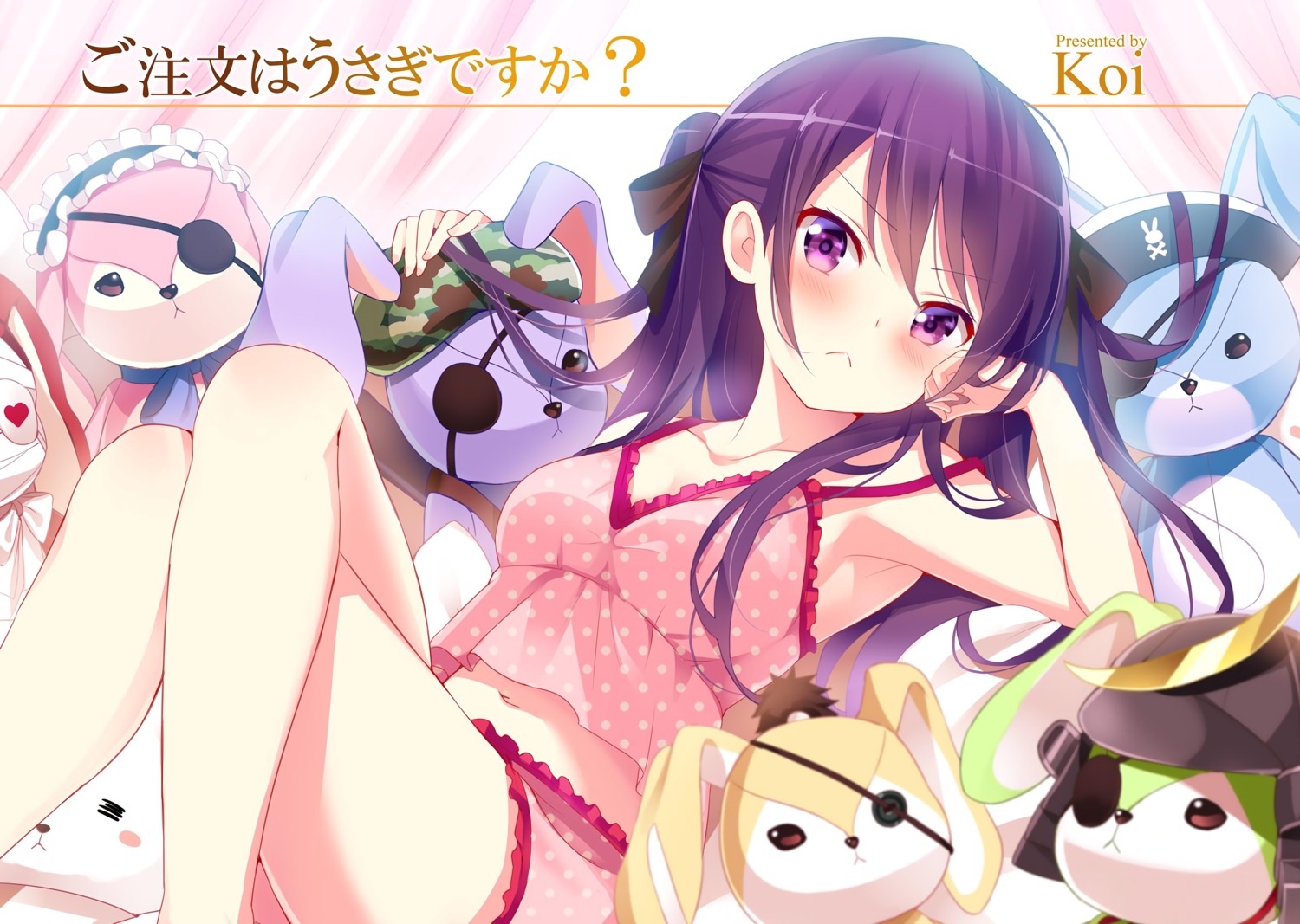 cleavage gochuumon_wa_usagi_desu_ka? koi tedeza_rize